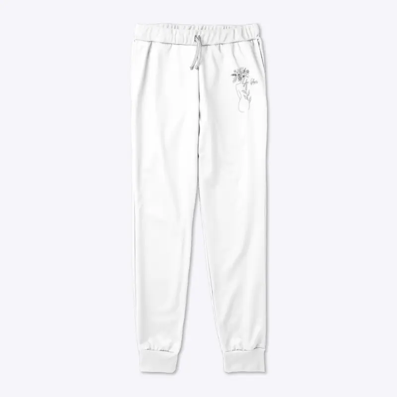 White She Glows Joggers